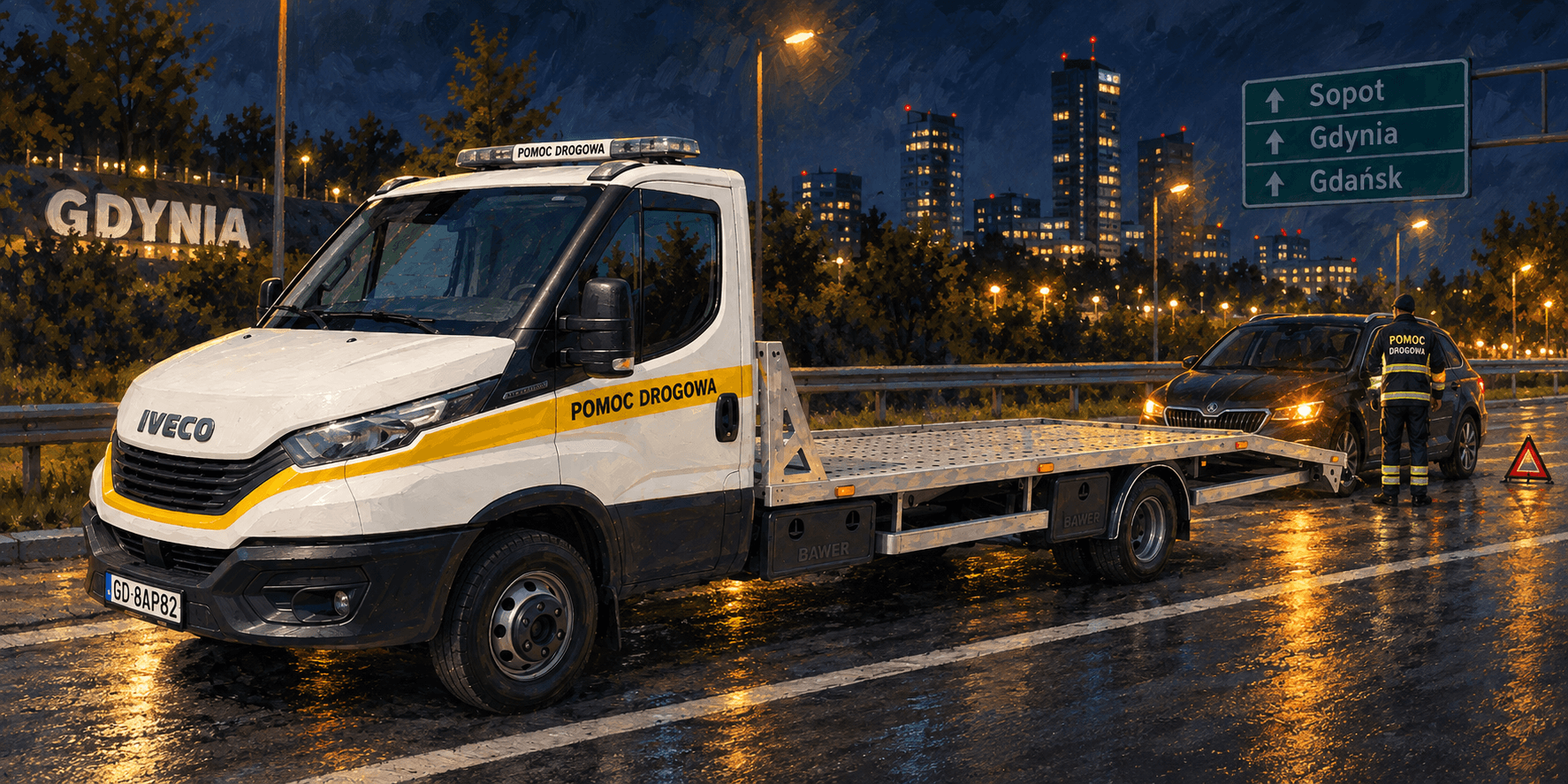 Pomoc drogowa HELP-CAR 24/7 w Trójmieście